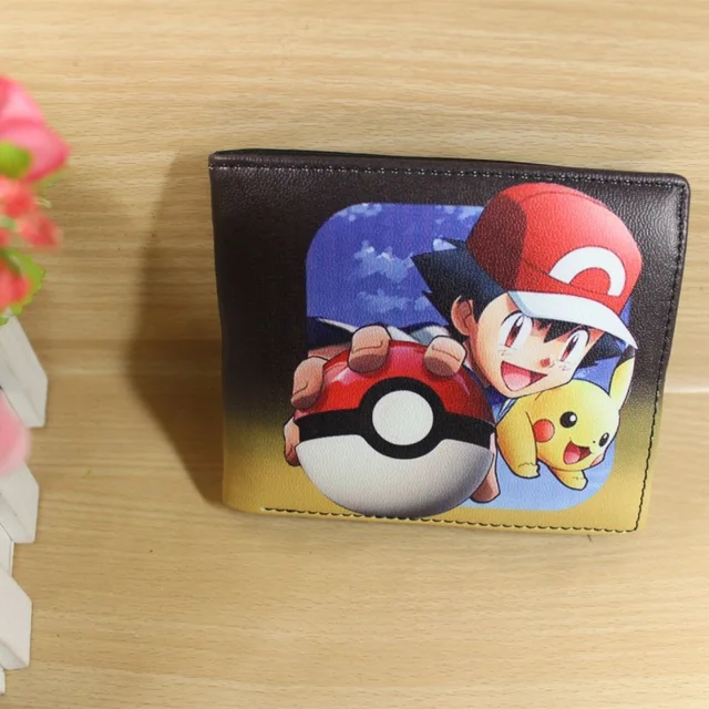 Us 4 49 Wholesale Online Shopping Cartoon Card Wallet Pikachu Luffy Wallet Bitcoin Wallet Leather Money Clip Purse With Cion Pocket In Wallets From - 